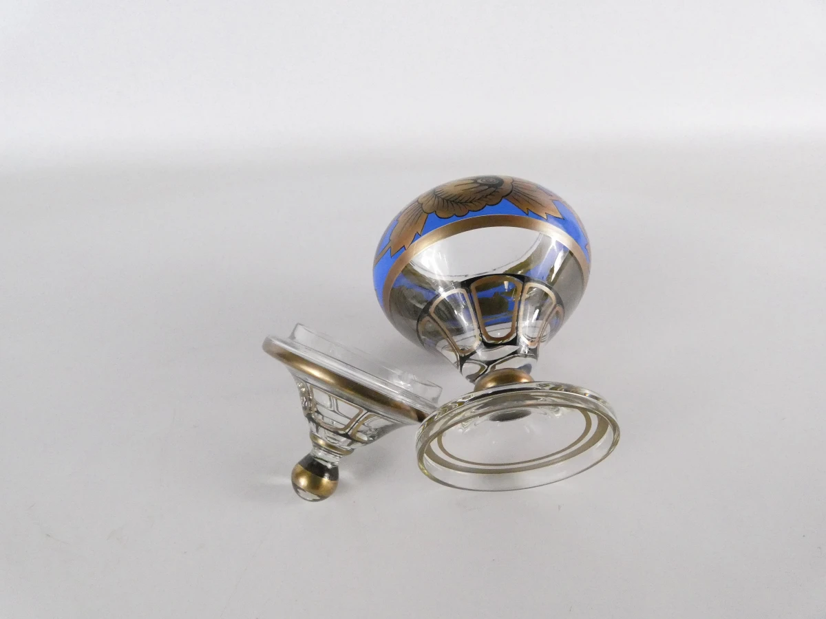 Decoratieve glazen bonbonnière