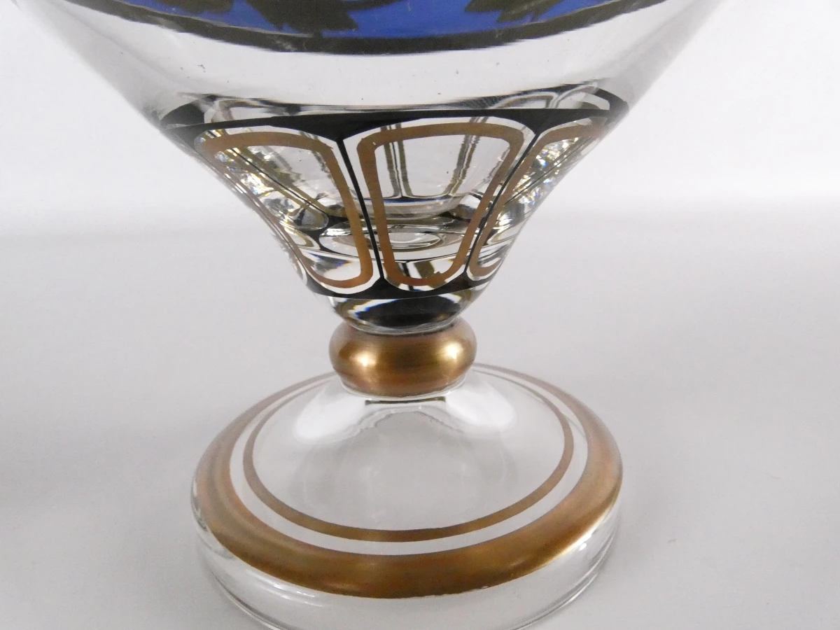 Decoratieve glazen bonbonnière
