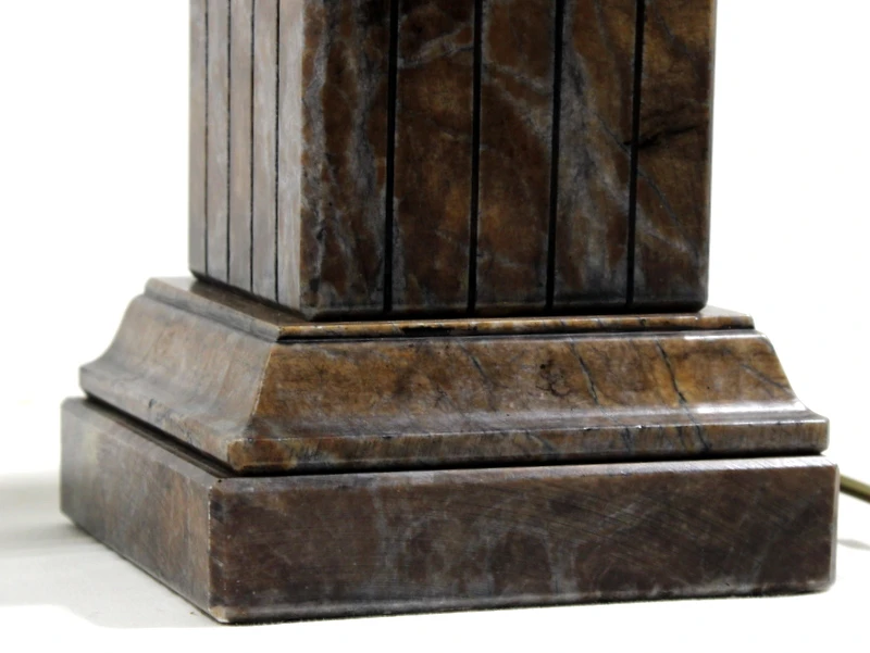 Set van twee decoratieve Empire-stijl tafellampen, jaren 1960