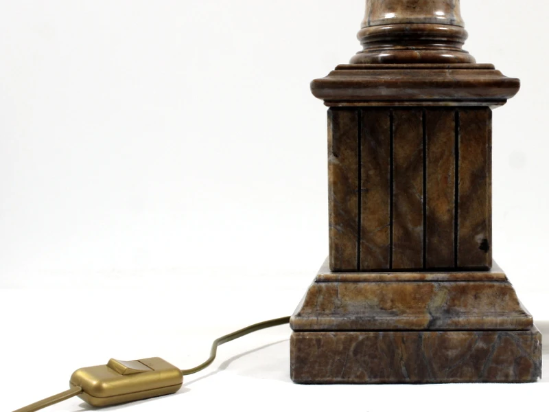 Set van twee decoratieve Empire-stijl tafellampen, jaren 1960