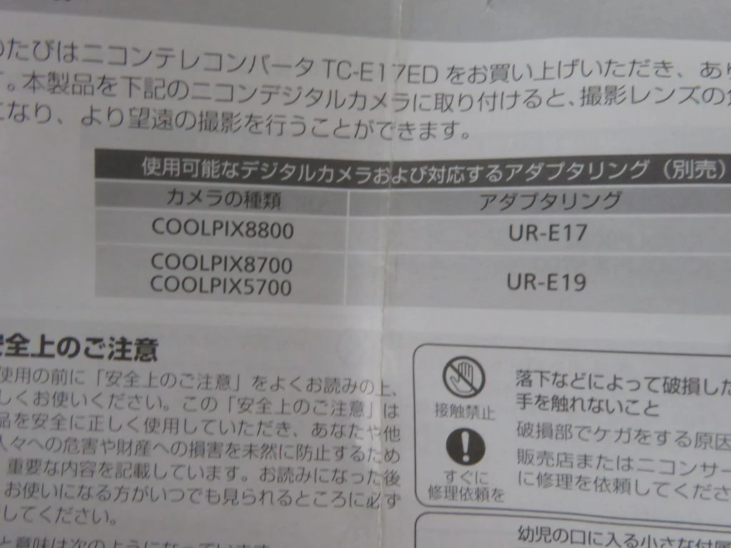 Nikon Teleconverter TC-E17ED 1.7X telelens