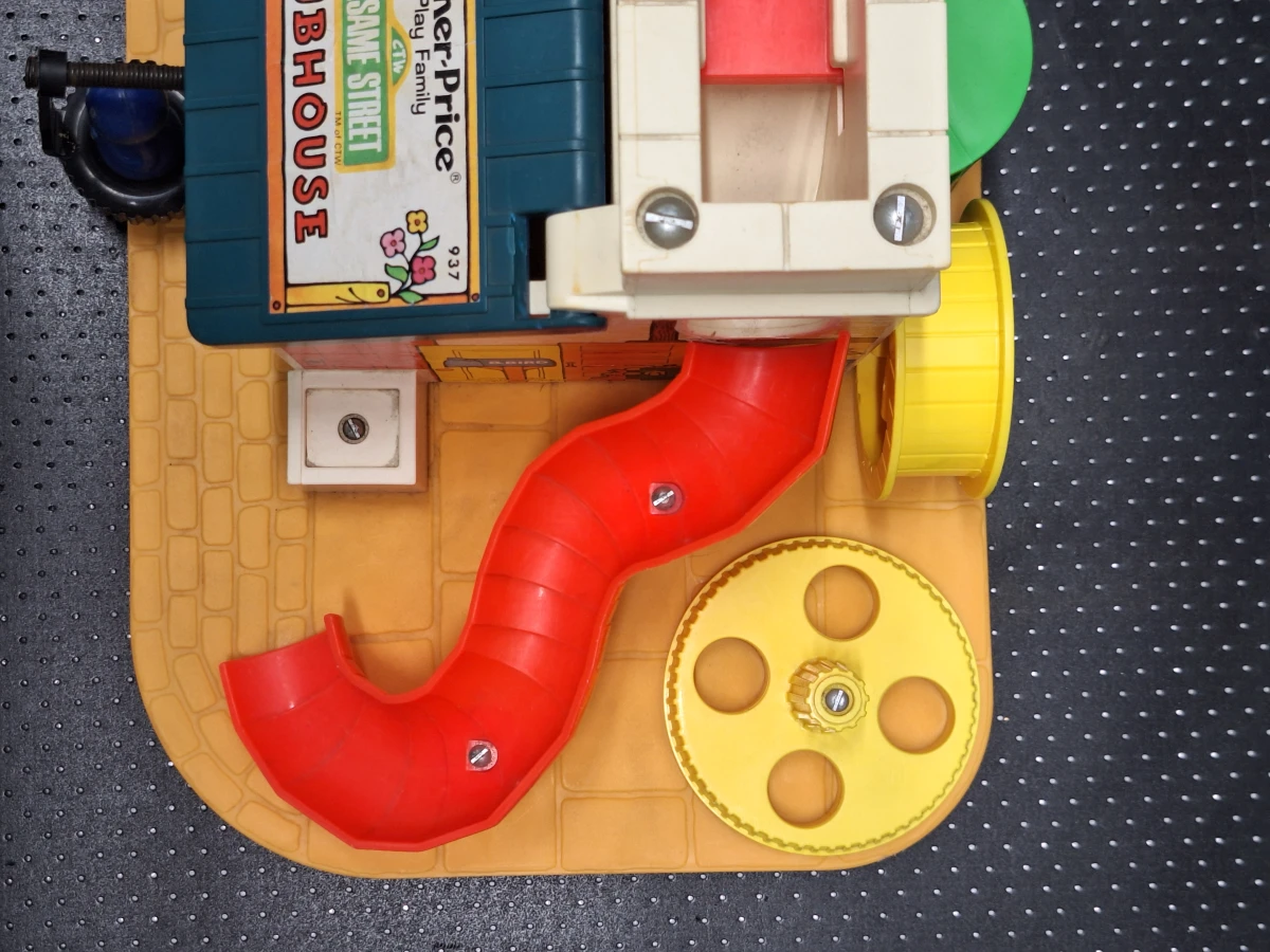 Vintage Fisher-Price Sesame Street Clubhouse #937 - Complete speelset uit 1977 met originele figuren en accessoires