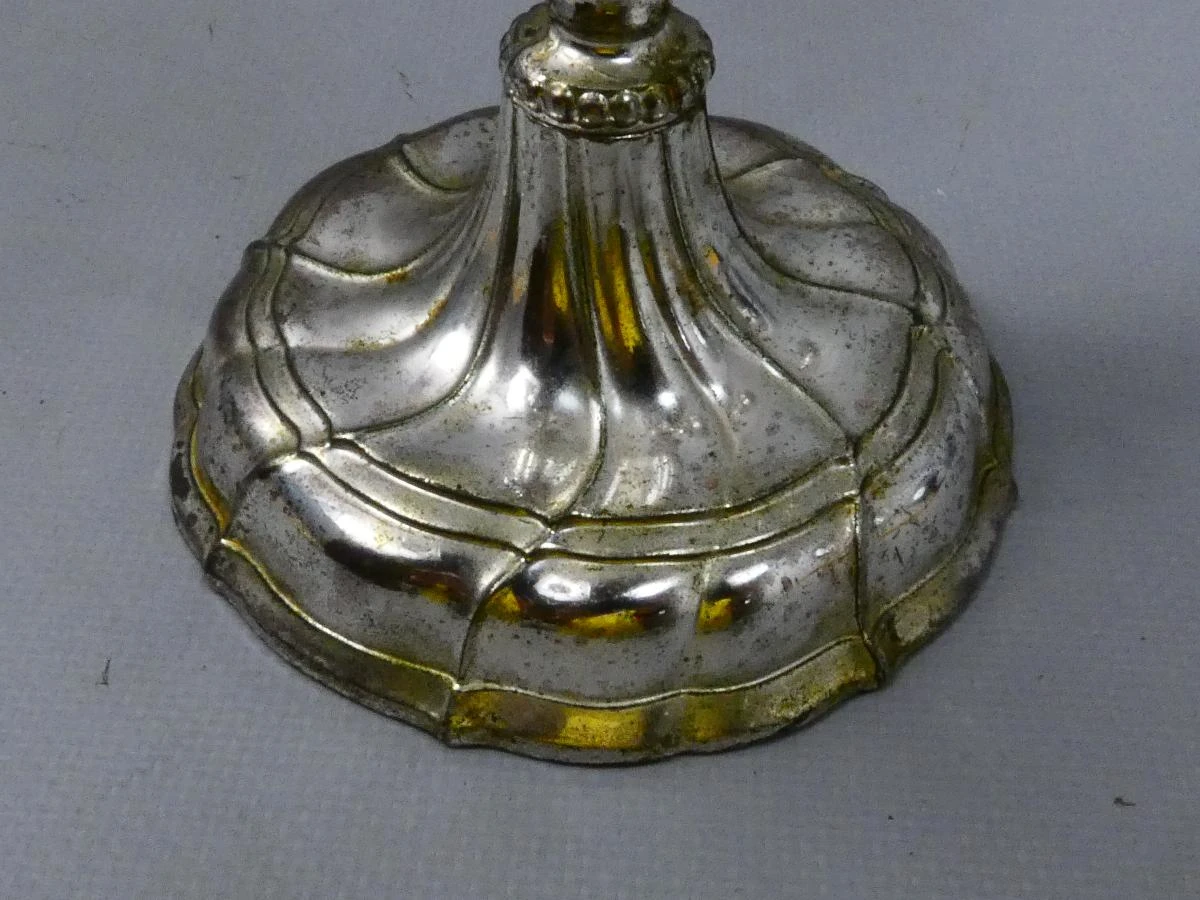 Metalen 3 benige kandelaar
