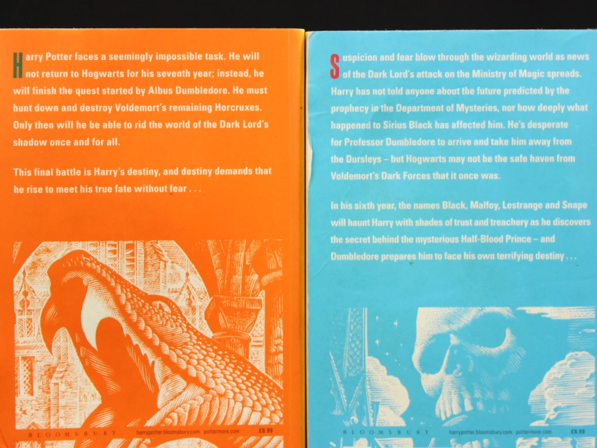 Harry Potter Complete Collection Bloomsbury Publishing  - J.K. Rowling Adult Paperback Edition