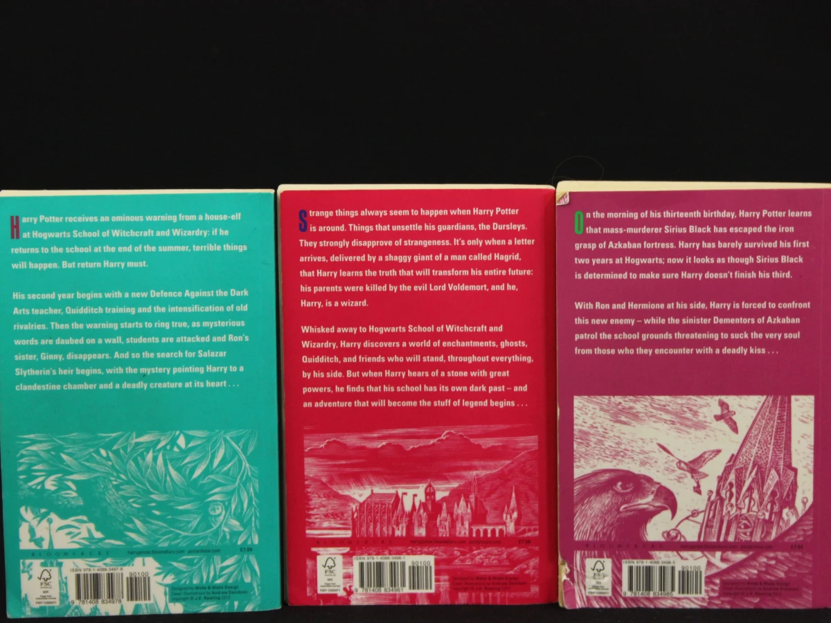 Harry Potter Complete Collection Bloomsbury Publishing  - J.K. Rowling Adult Paperback Edition
