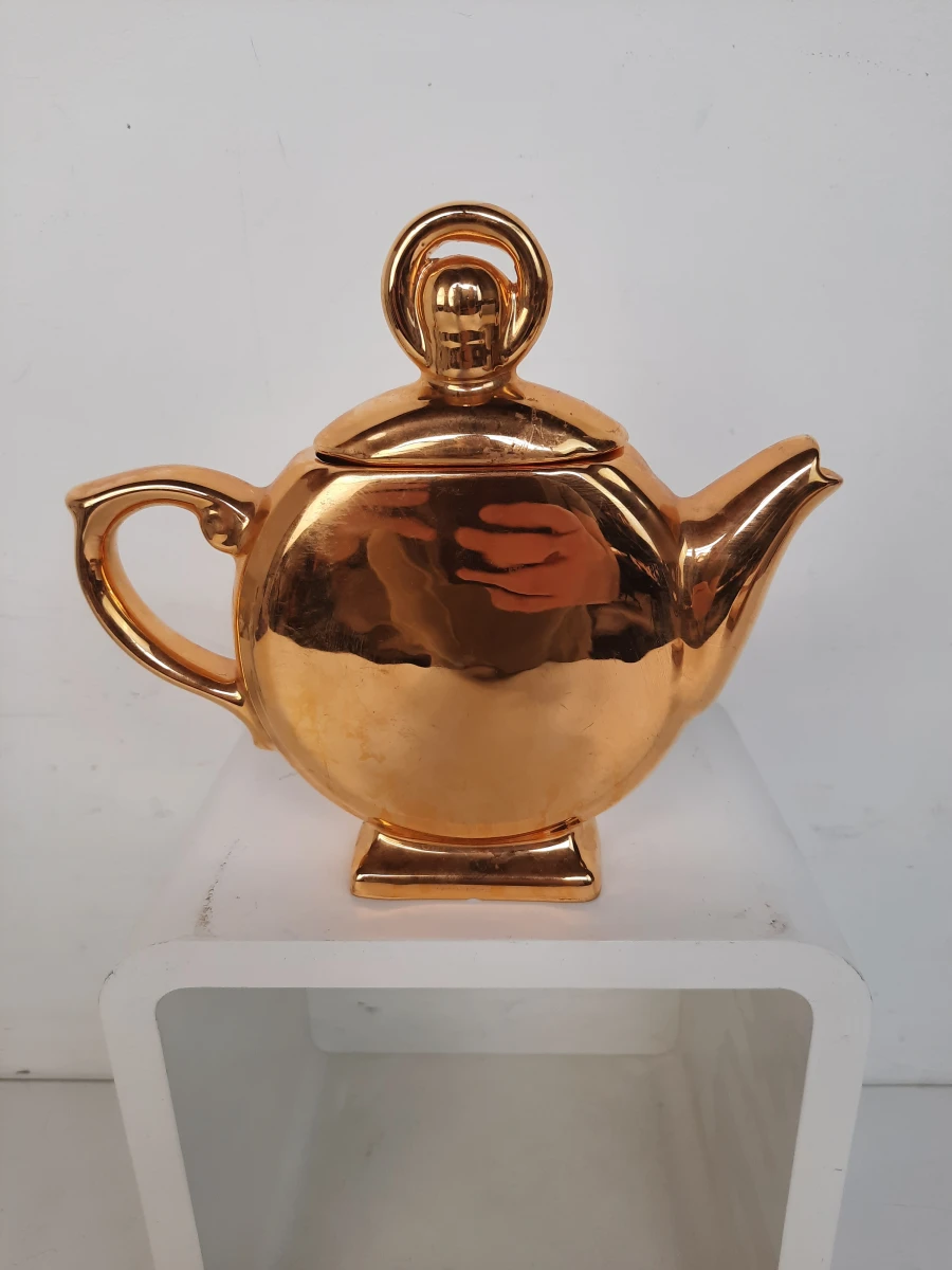 Cardew Design Goudkleurige Theepot – Alice in Wonderland "White Rabbit" (2016) - foto 2