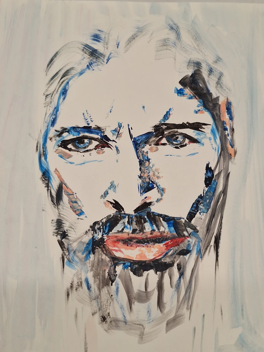 Set van 4 originele portretten - Christel Roelandt (2014 & 2016) - waaronder het originele "Daydreamer"