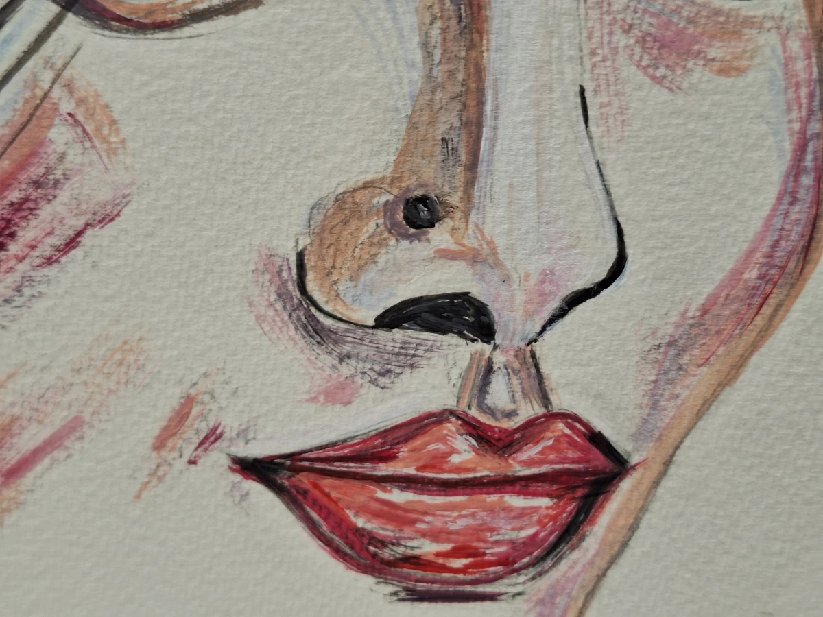 Set van 4 originele portretten - Christel Roelandt (2014 & 2016) - waaronder het originele "Daydreamer"