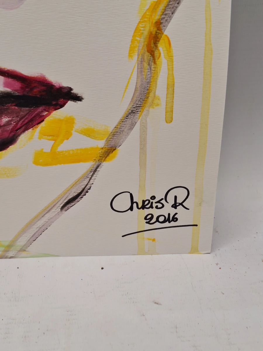 Set van 4 originele portretten - Christel Roelandt (2014 & 2016) - waaronder het originele "Daydreamer"