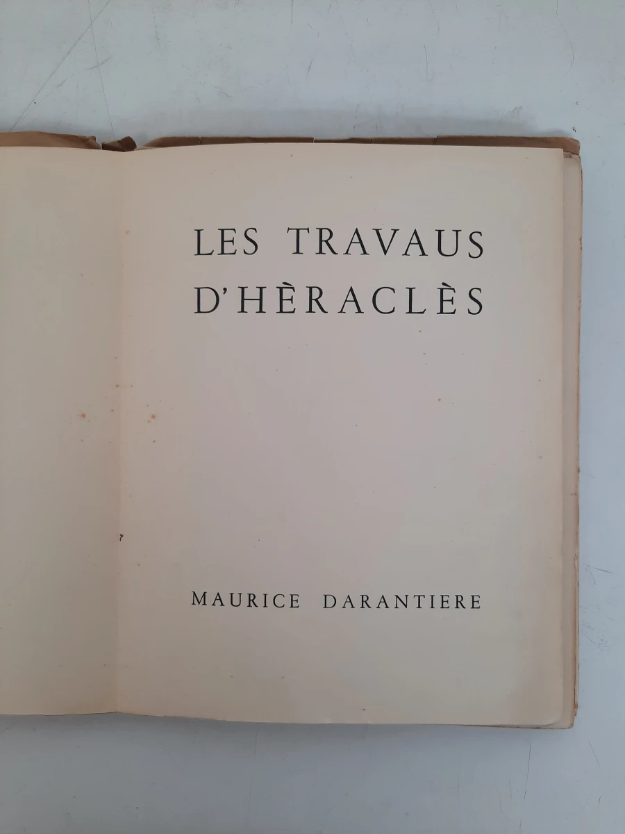 [Zeldzaam / Limité] René Bour – Les Travaux d’Héraclès (1951) – Ex. nr. 94/150