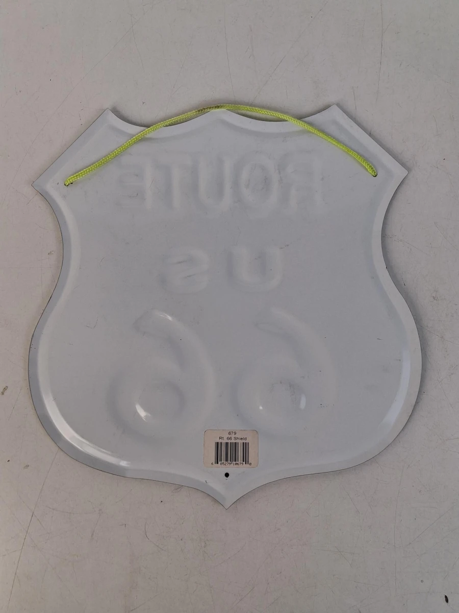 Metalen bord : Route 66