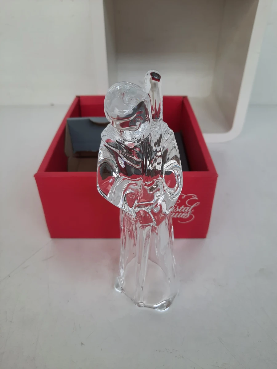 Klassieke 3-delige Kristallen Kerststal – Cristal d'Arques France (24% Loodkristal)