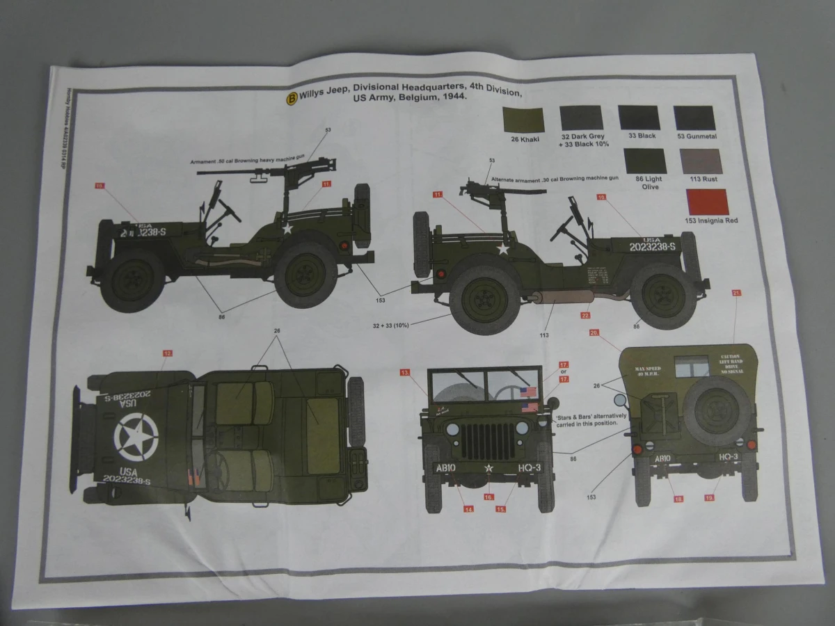 Airfix Willys Jeep Bouwpakket