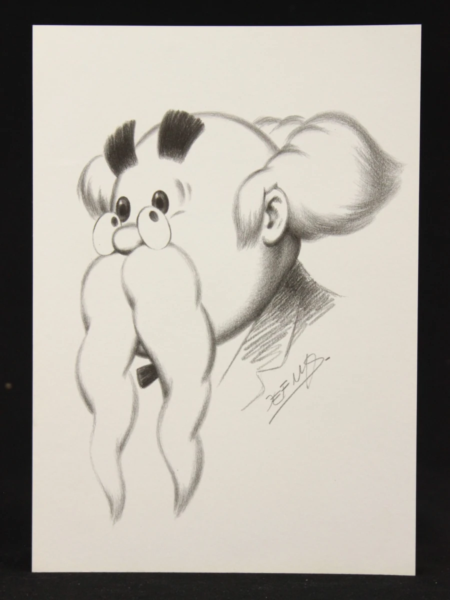 Jommeke-collectie – Set van 3 prints met centrale Jommeke-figuren en geprinte handtekening van Jeff Nys