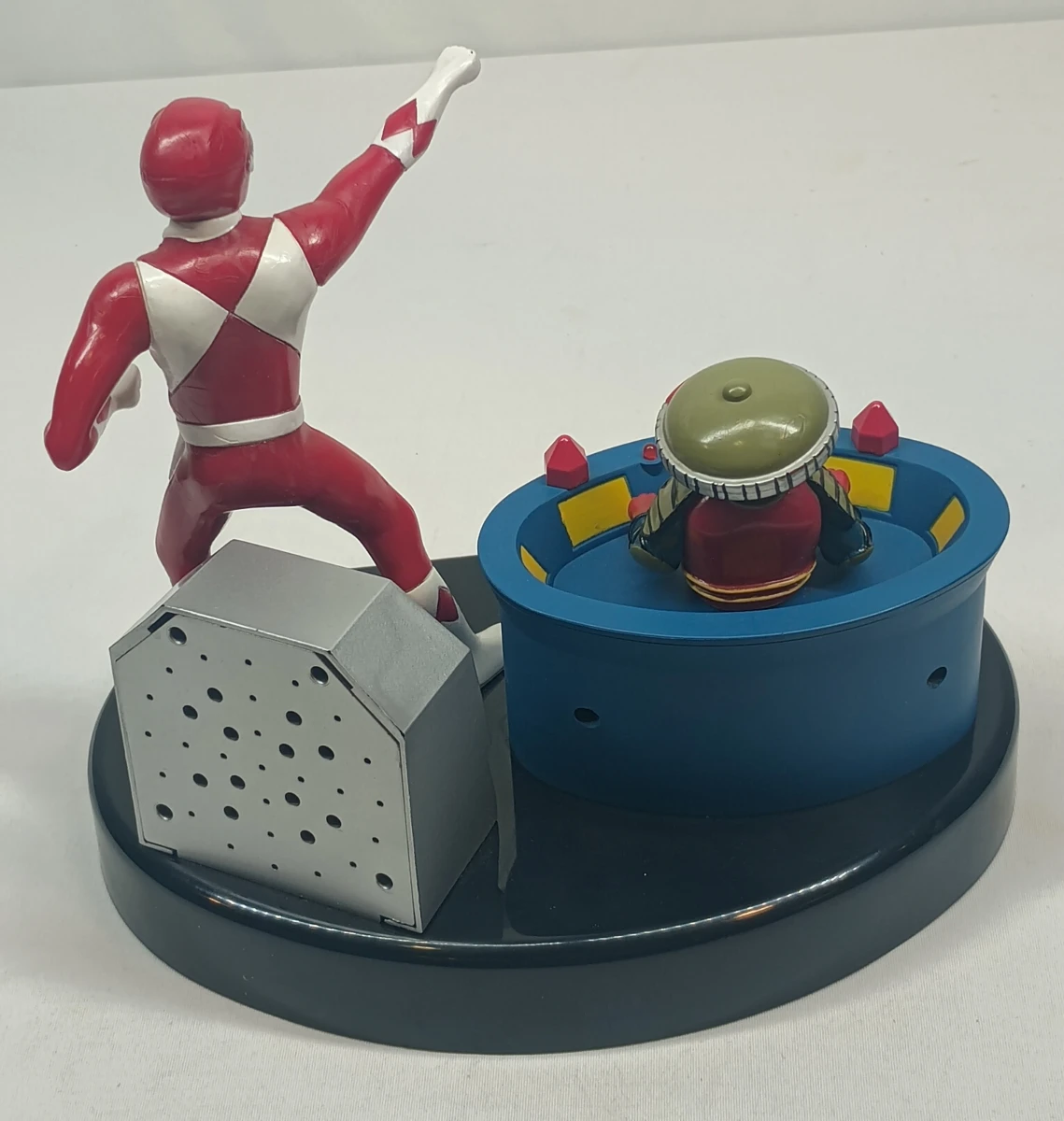 Vintage Zeon Mighty Morphin Power Rangers wekker met figuren
