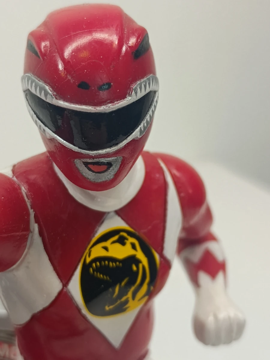 Vintage Zeon Mighty Morphin Power Rangers wekker met figuren