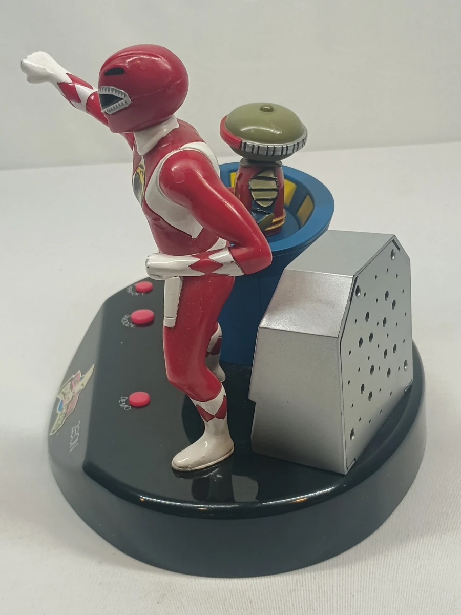 Vintage Zeon Mighty Morphin Power Rangers wekker met figuren