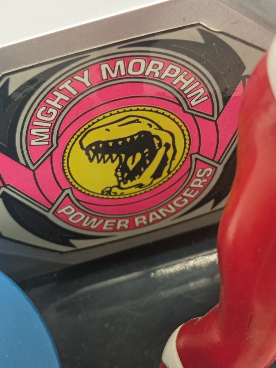 Vintage Zeon Mighty Morphin Power Rangers wekker met figuren