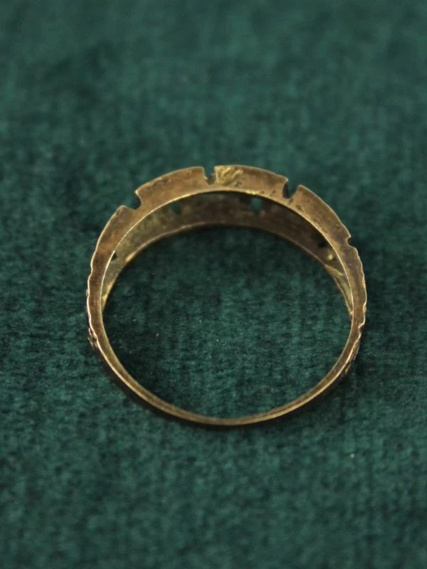 14k gouden ring met Grieks meanderpatroon