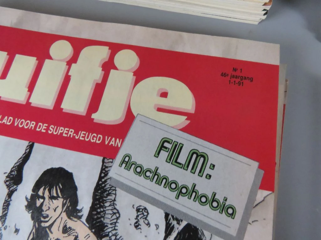 Verzameling oude Kuifje tijdschriften jaren 80-90