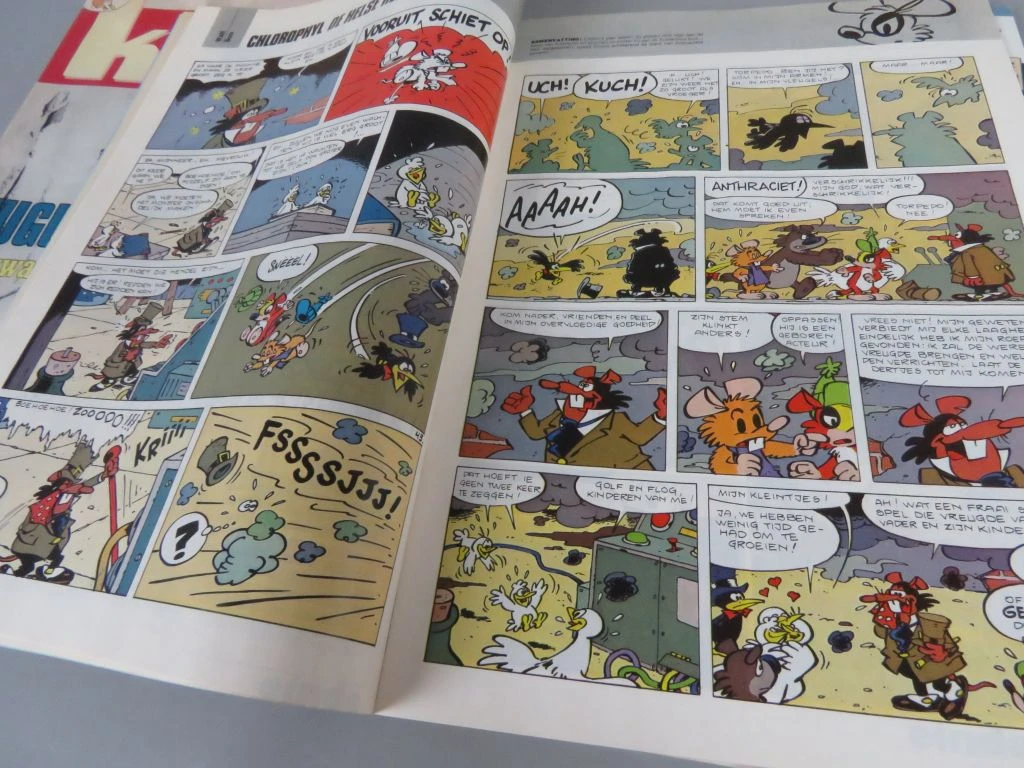 Verzameling oude Kuifje tijdschriften jaren 80-90