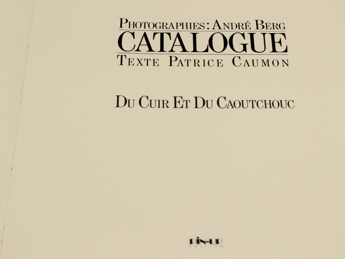 Catalogue- André Berg Patrice Caumon