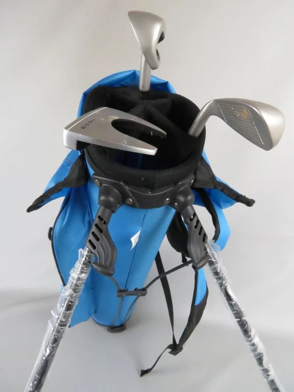 Golfset voor kinderen met tas, clubs, ballen en tees