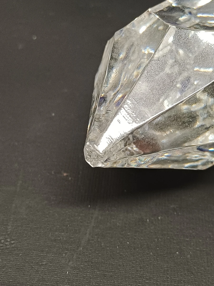 Set kobalt blauwe kristal glazen