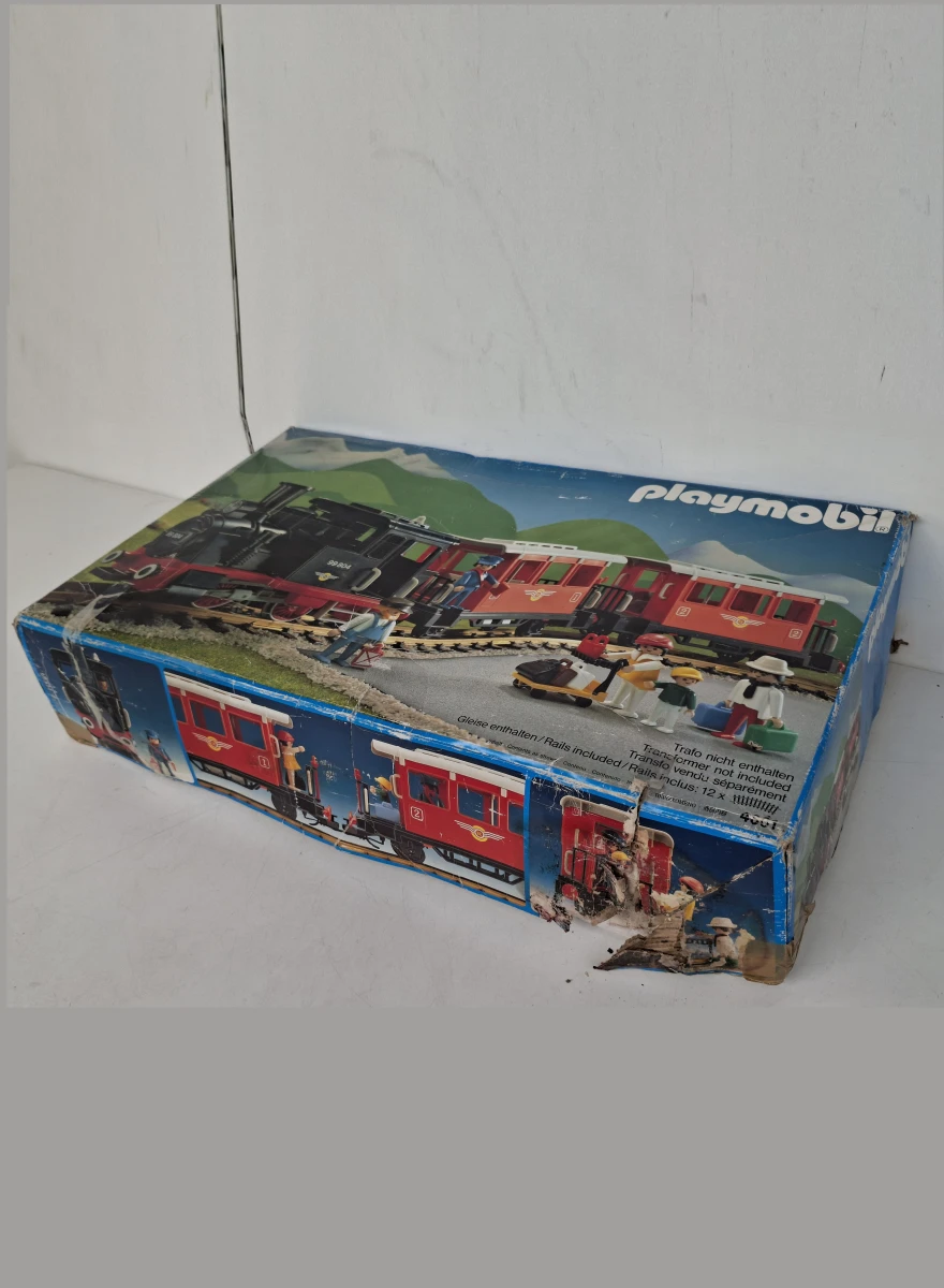 🚂 Prachtige Vintage Playmobil 4001 Treinset (LGB G-Spoor) – In Originele Doos! 🚂