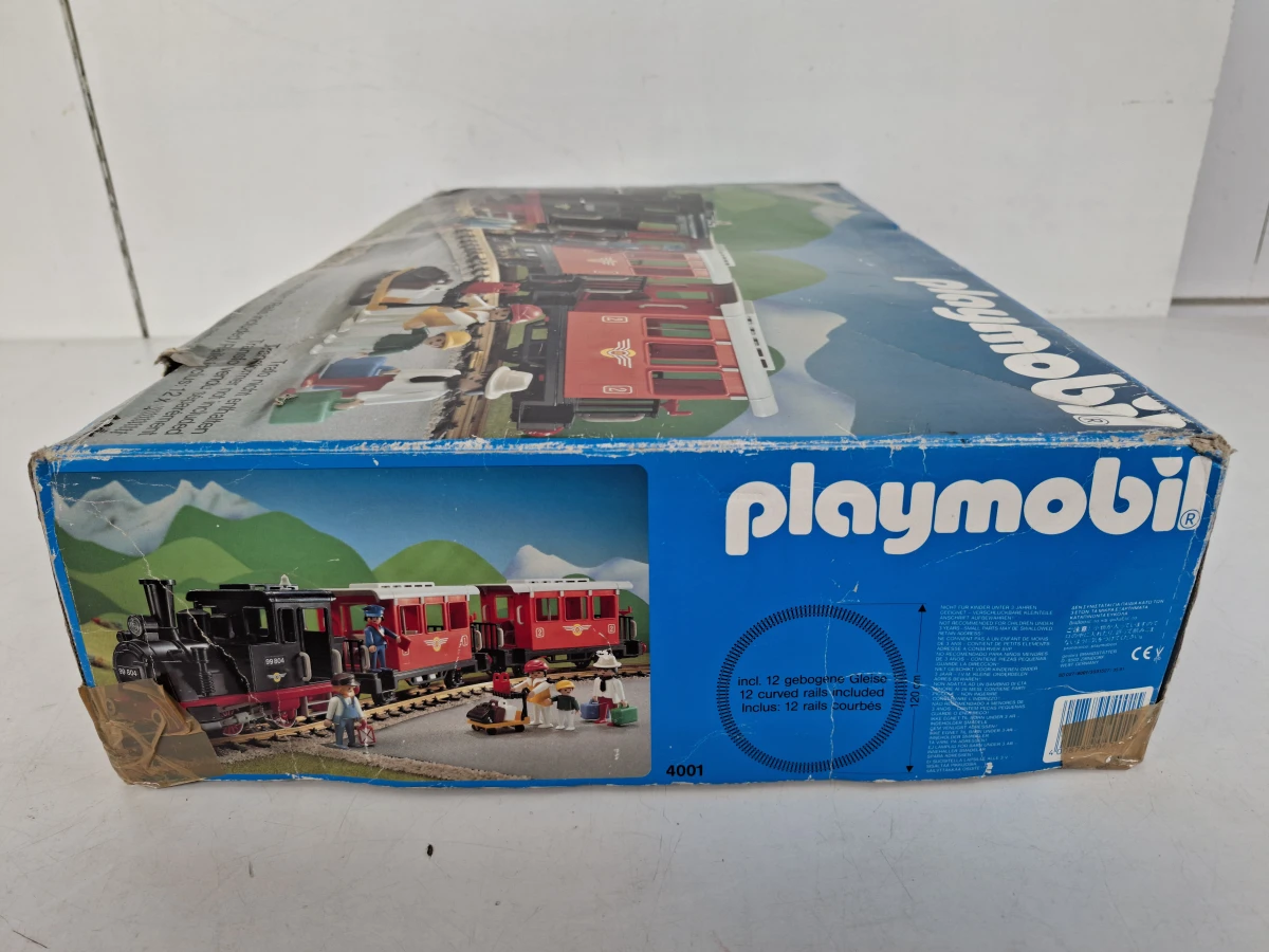 🚂 Prachtige Vintage Playmobil 4001 Treinset (LGB G-Spoor) – In Originele Doos! 🚂