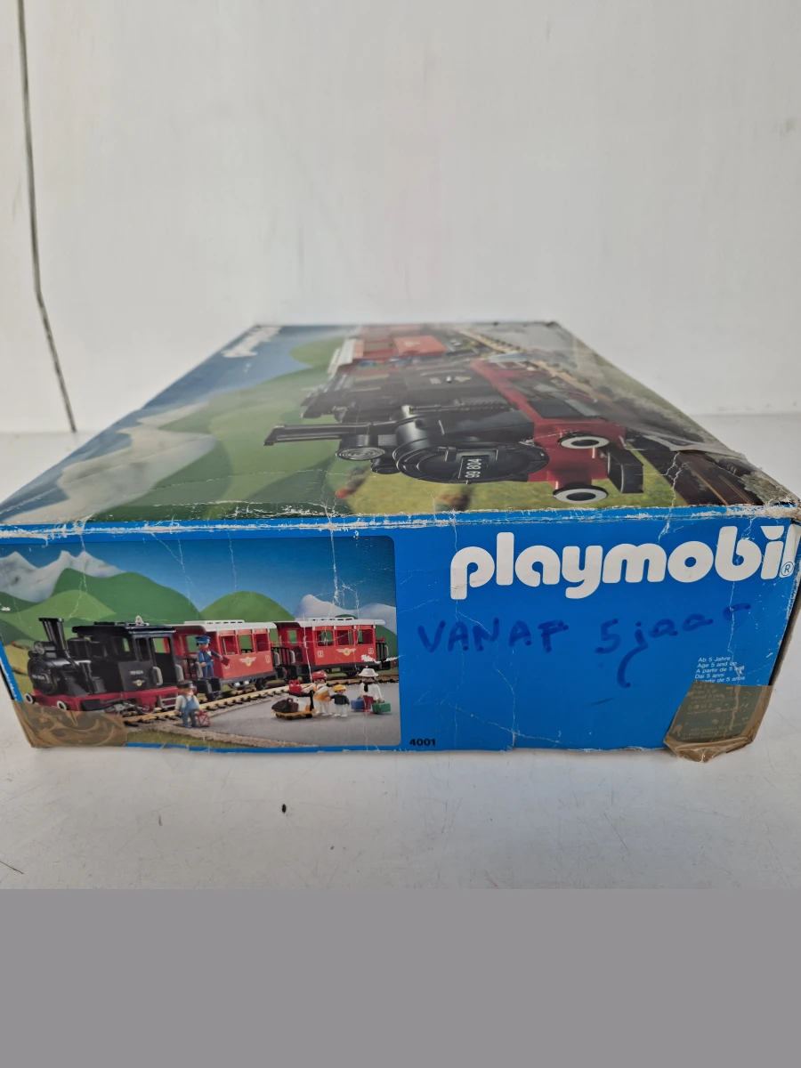 🚂 Prachtige Vintage Playmobil 4001 Treinset (LGB G-Spoor) – In Originele Doos! 🚂