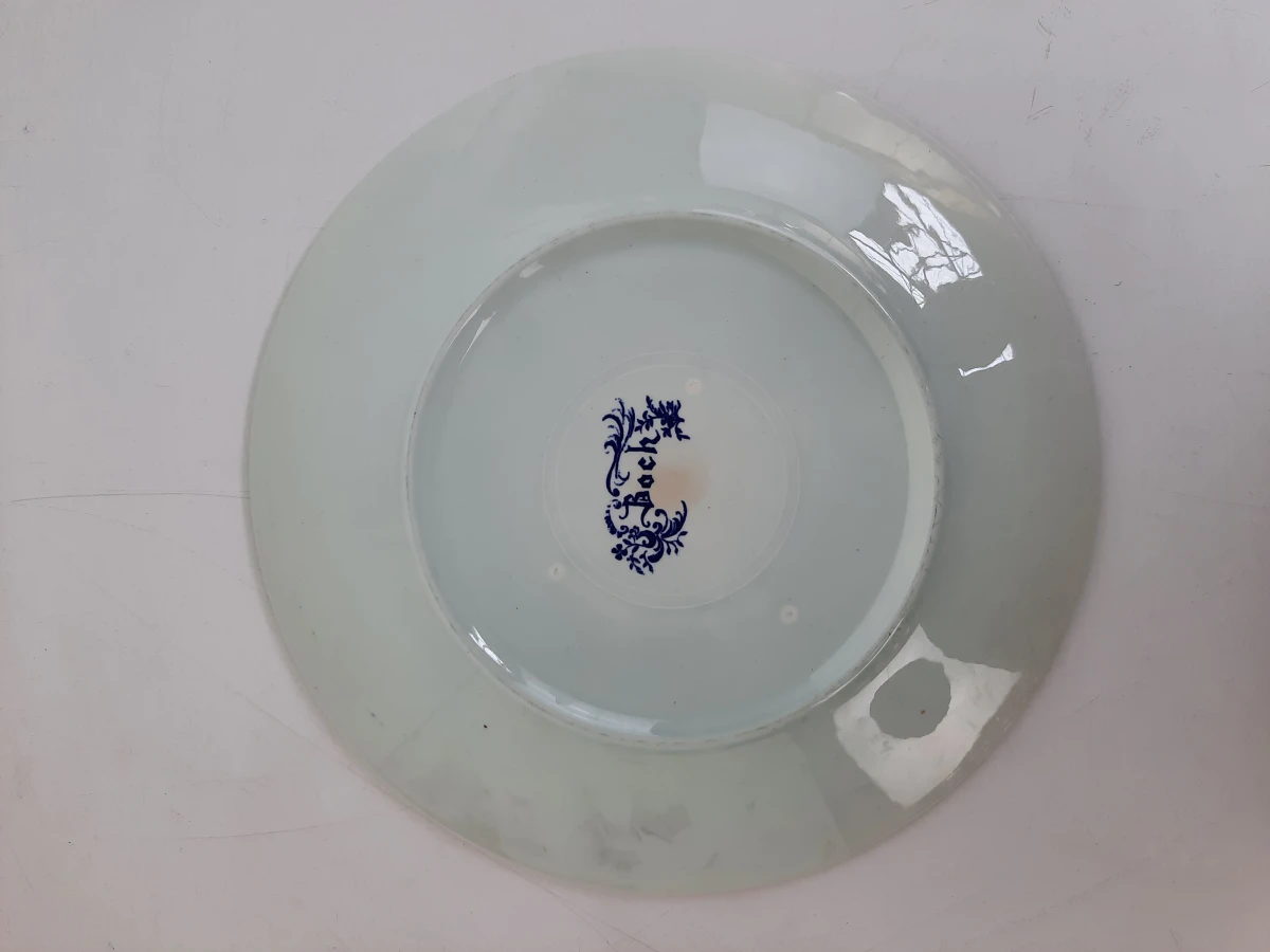 Kavel van 2 Vintage Delfts Blauwe Wandborden – Boch Frères La Louvière