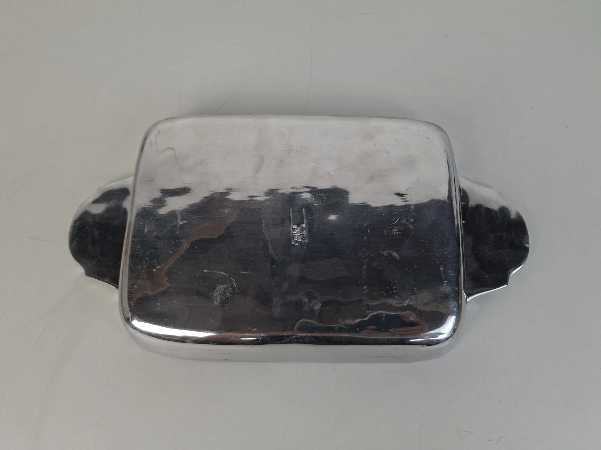 Exclusieve Vintage "Ligne Feu" Art Deco Serveerschaal / Ovenschaalhouder – Gemarkeerd - foto 3