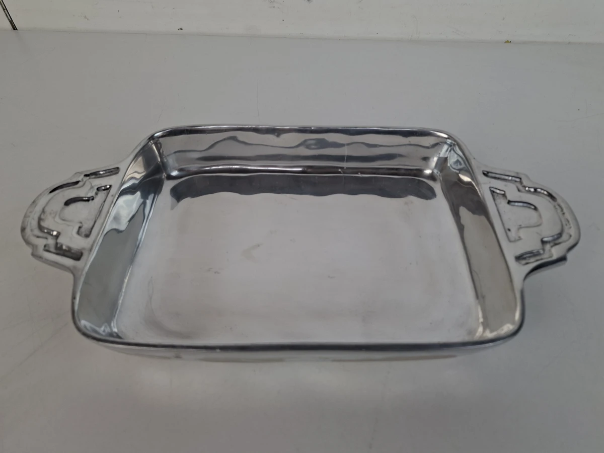 Exclusieve Vintage "Ligne Feu" Art Deco Serveerschaal / Ovenschaalhouder – Gemarkeerd - foto 4