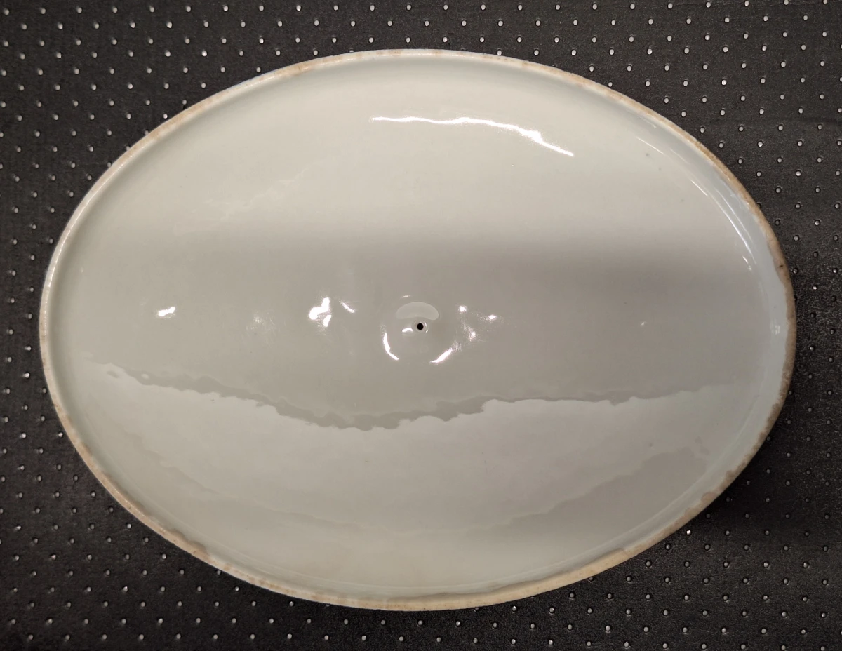 Vintage Royal Sphinx 'Cielo' ovenschaal met deksel - Handbeschilderd Parafeu Servies uit de Jaren '60