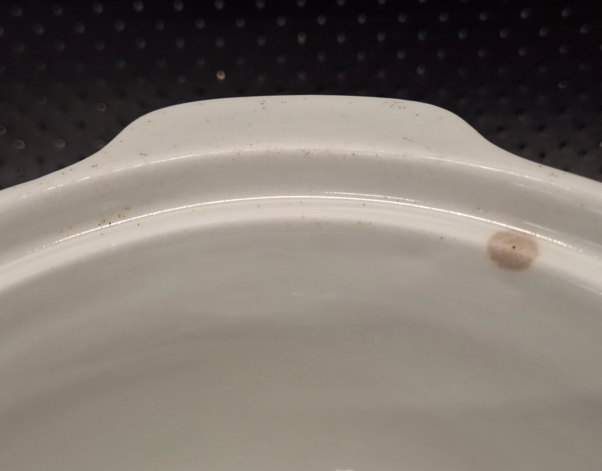 Vintage Royal Sphinx 'Cielo' ovenschaal met deksel - Handbeschilderd Parafeu Servies uit de Jaren '60