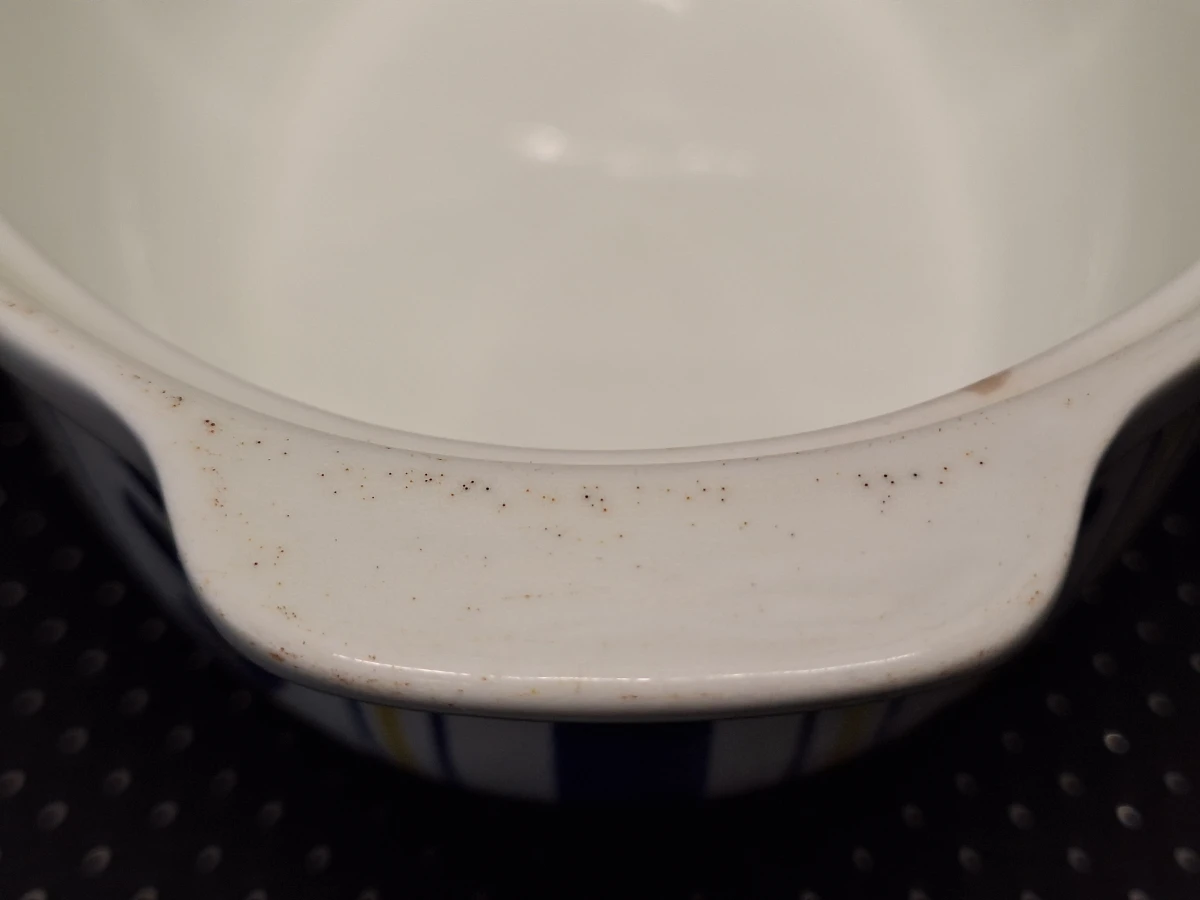 Vintage Royal Sphinx 'Cielo' ovenschaal met deksel - Handbeschilderd Parafeu Servies uit de Jaren '60