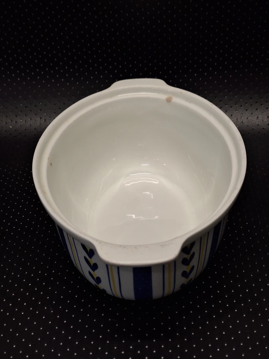 Vintage Royal Sphinx 'Cielo' ovenschaal met deksel - Handbeschilderd Parafeu Servies uit de Jaren '60