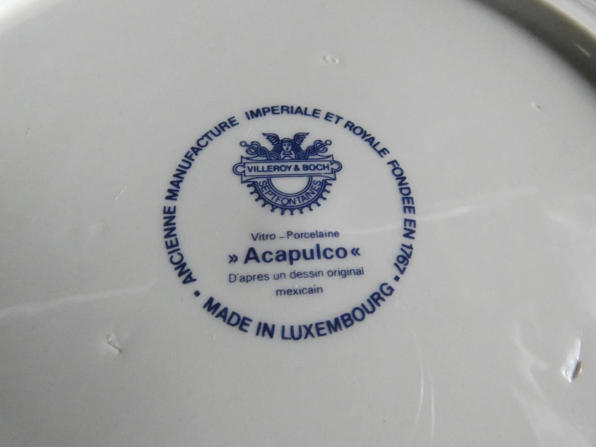 24 vintage Villeroy & Boch Acapulco borden