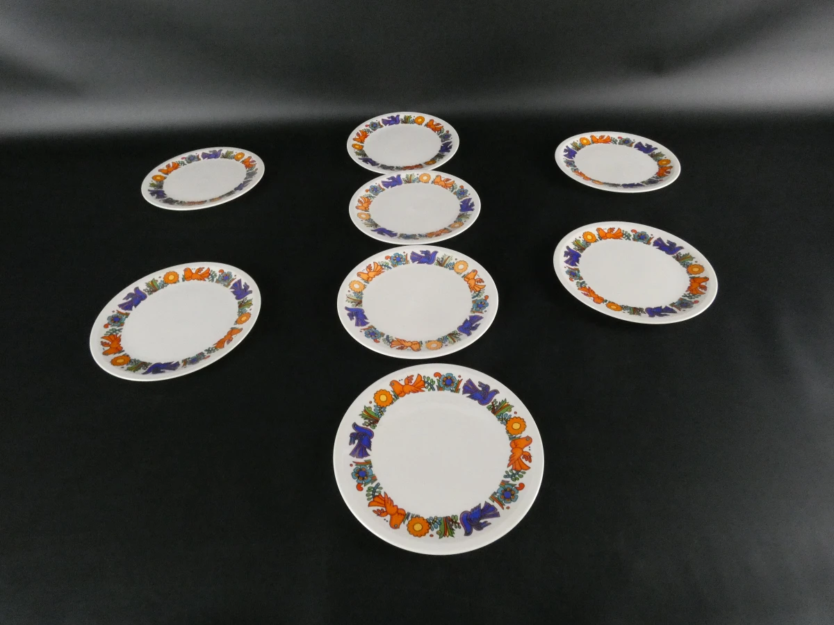 24 vintage Villeroy & Boch Acapulco borden
