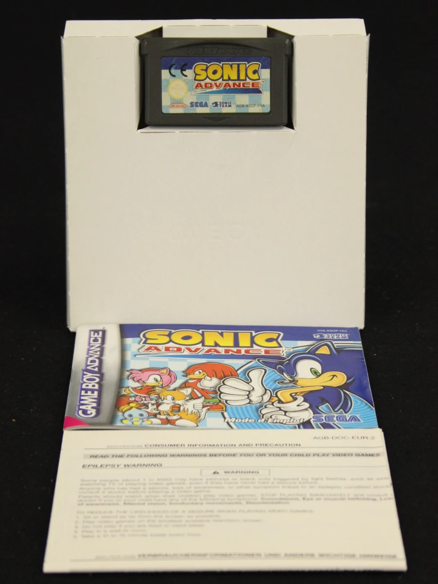 Sonic Advance Game Boy Advance spel CIB