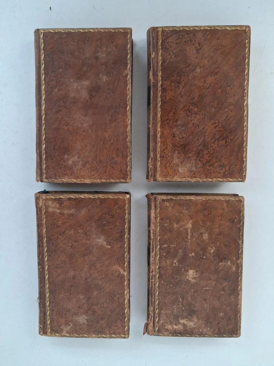 Antieke boeken : Voyages d'Anacharsis (door Jean-Jacques Barthélemy), nummers 1,2,4,7