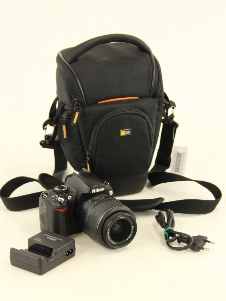 Nikon D60 digitale spiegelreflexcamera met 18-55mm lens