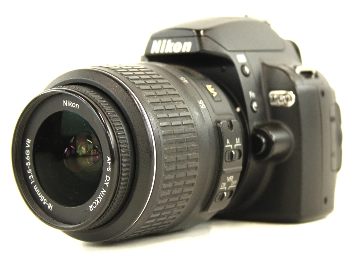 Nikon D60 digitale spiegelreflexcamera met 18-55mm lens
