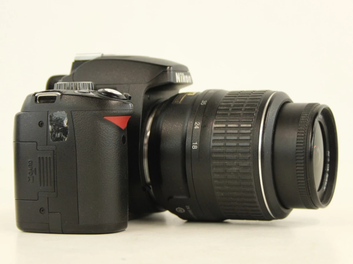 Nikon D60 digitale spiegelreflexcamera met 18-55mm lens