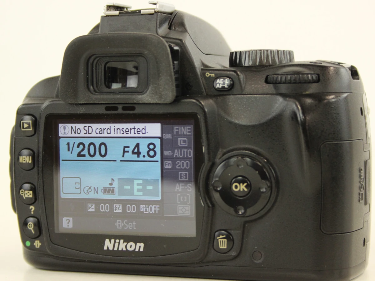Nikon D60 digitale spiegelreflexcamera met 18-55mm lens