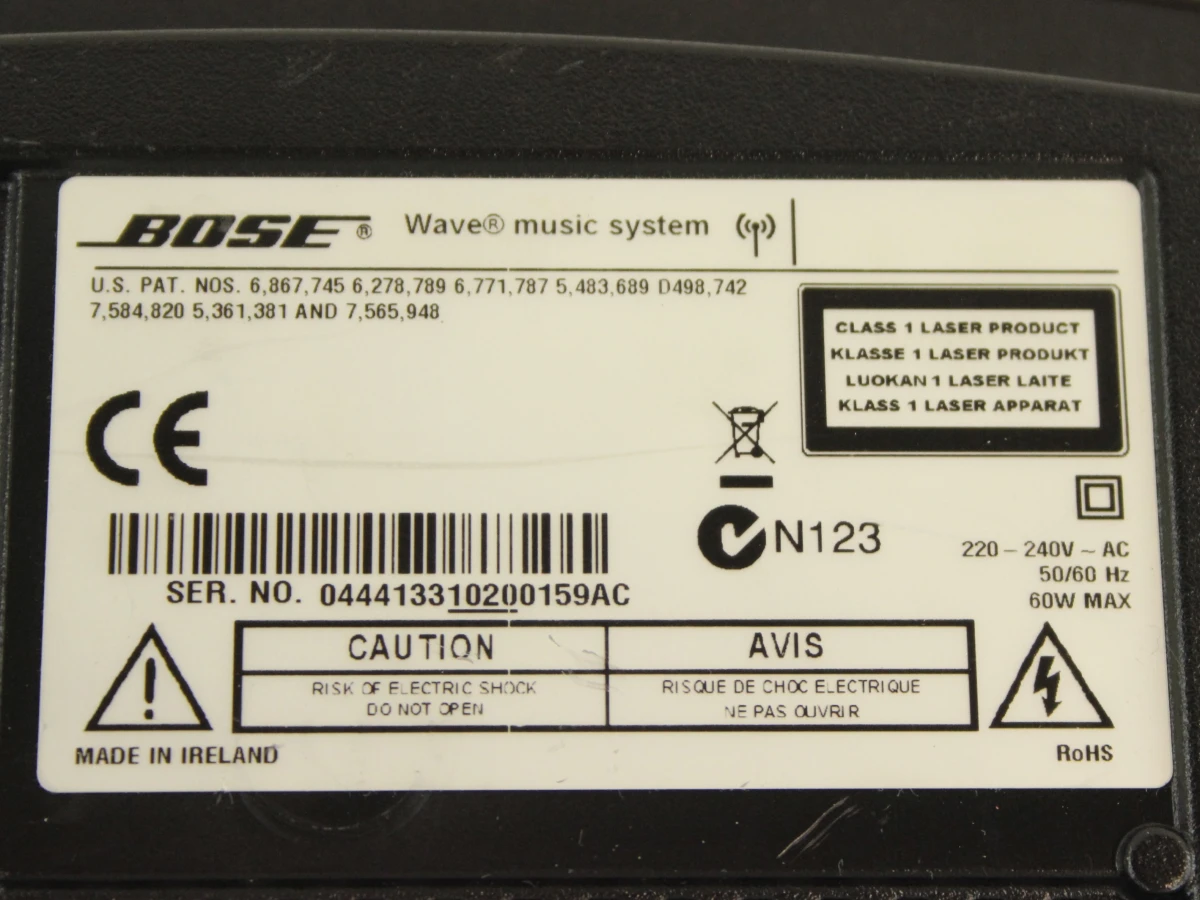 Bose Wave Music System III met afstandsbediening en accessoires