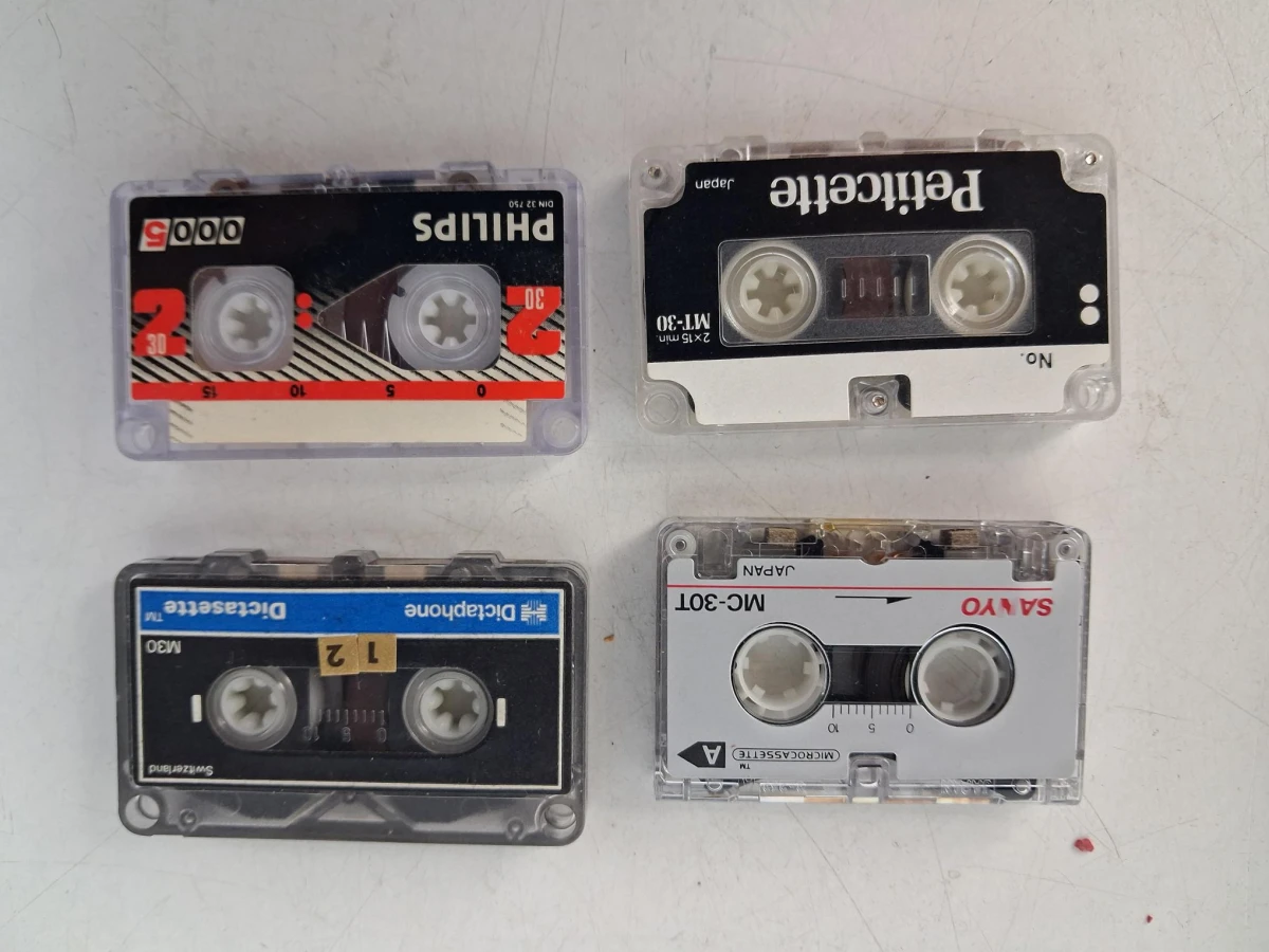 Lot klassieke microcassettes