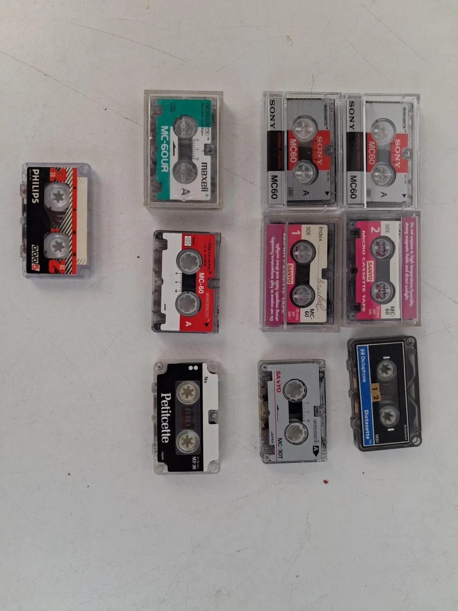 Lot klassieke microcassettes