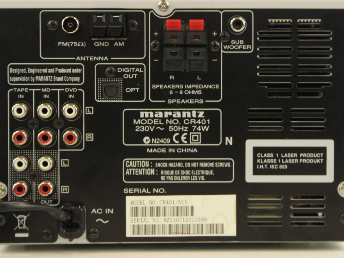 Marantz CD Receiver CR401 met afstandsbediening